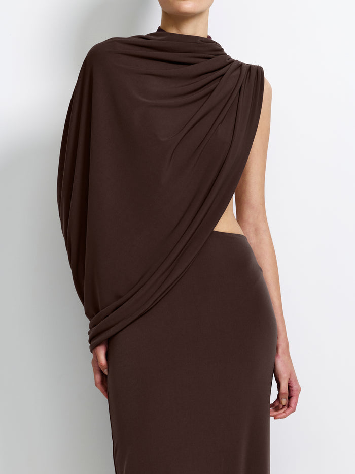 Aleksi Gown - Chocolate Plum