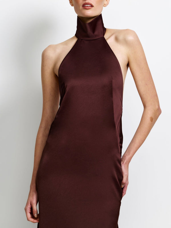 Antonia Gown - Chocolate Plum - EFFIE KATS
