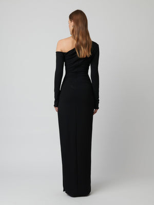 CAYLEY GOWN - BLACK - EFFIE KATS