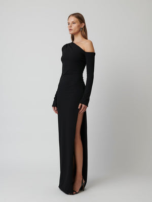 CAYLEY GOWN - BLACK - EFFIE KATS