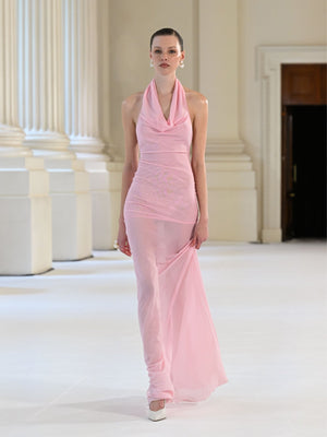 Cleo Gown - Petal Pink - EFFIE KATS