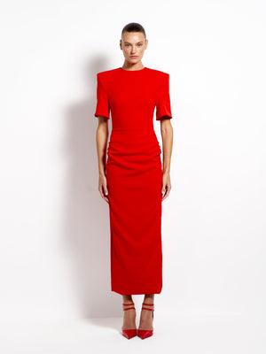 Evie Midi - Cherry Red - EFFIE KATS