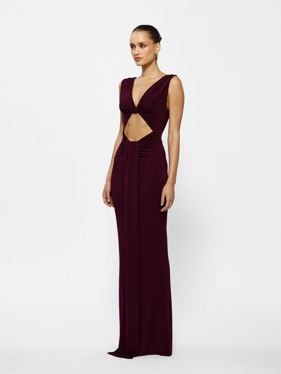 ワンピース Andmary Effie slit dress Black ANDMARY】Effie slit dress