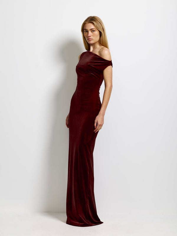 Inaya Gown - Shiraz Velvet - EFFIE KATS