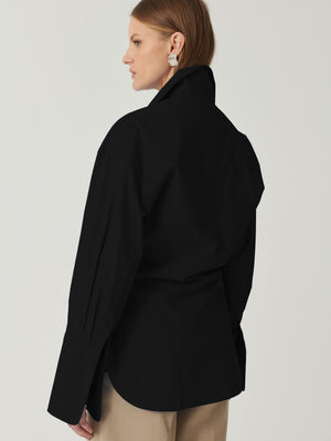 KALISHA SHIRT - BLACK - EFFIE KATS