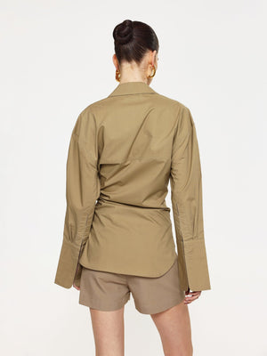 KALISHA SHIRT - SAND - EFFIE KATS