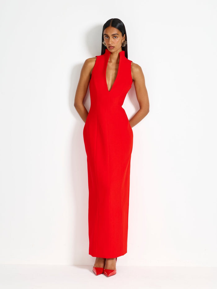 Lilana Dress - Red - EFFIE KATS