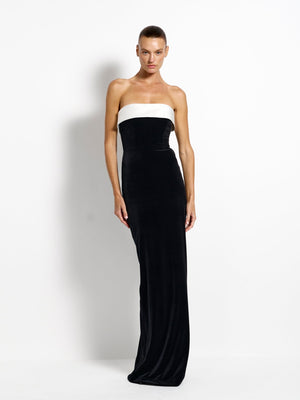 Madison Gown - Black Velvet - EFFIE KATS