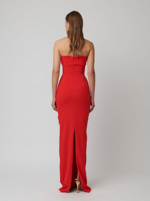 MONROE GOWN - CHERRY RED - EFFIE KATS