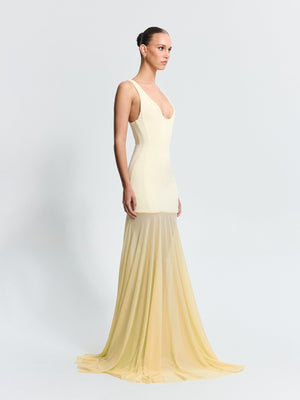 Odessa Gown - Lemon - EFFIE KATS