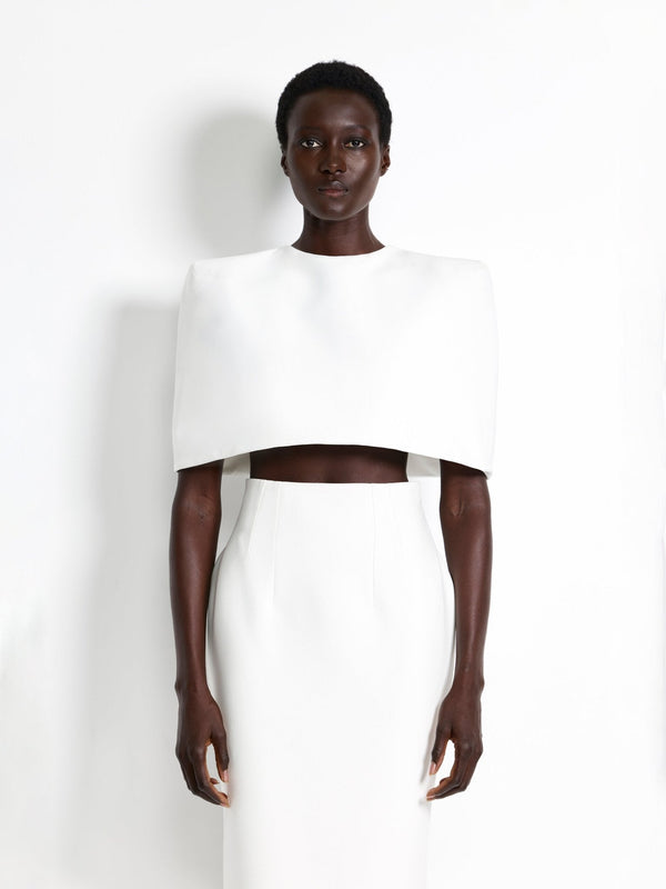 Olympia Cape - Ivory - EFFIE KATS