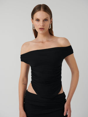 KELAN TOP - BLACK - EFFIE KATS