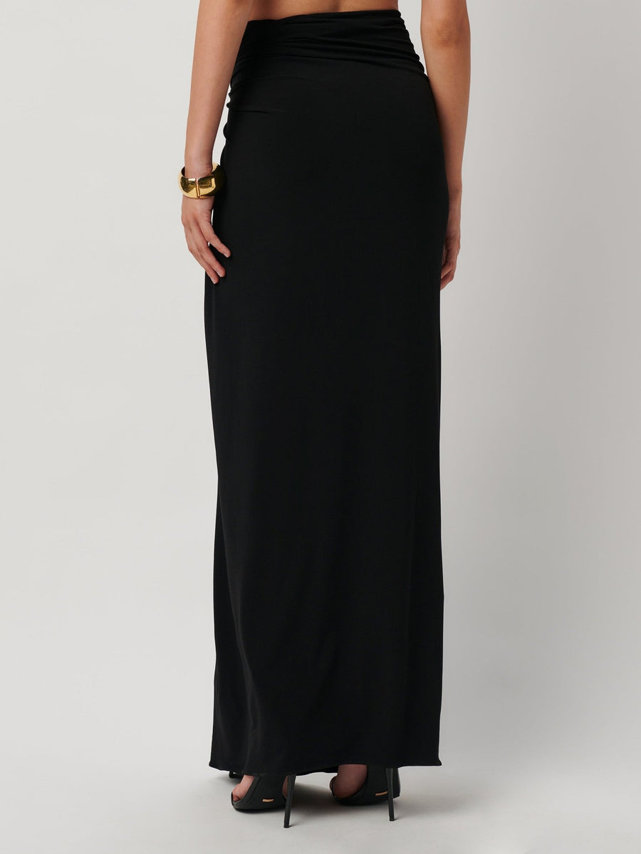 ZOI MAXI SKIRT - BLACK