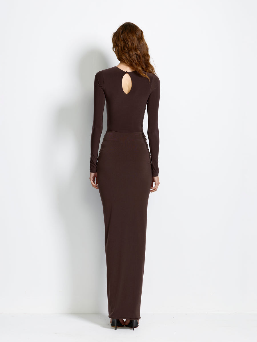 Auburn Bodysuit - Chocolate Plum