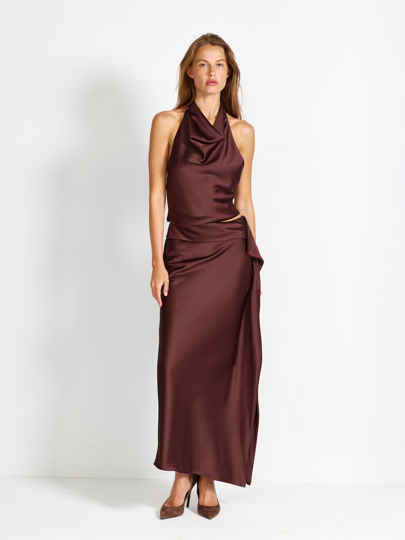 Tate Skirt - Chocolate