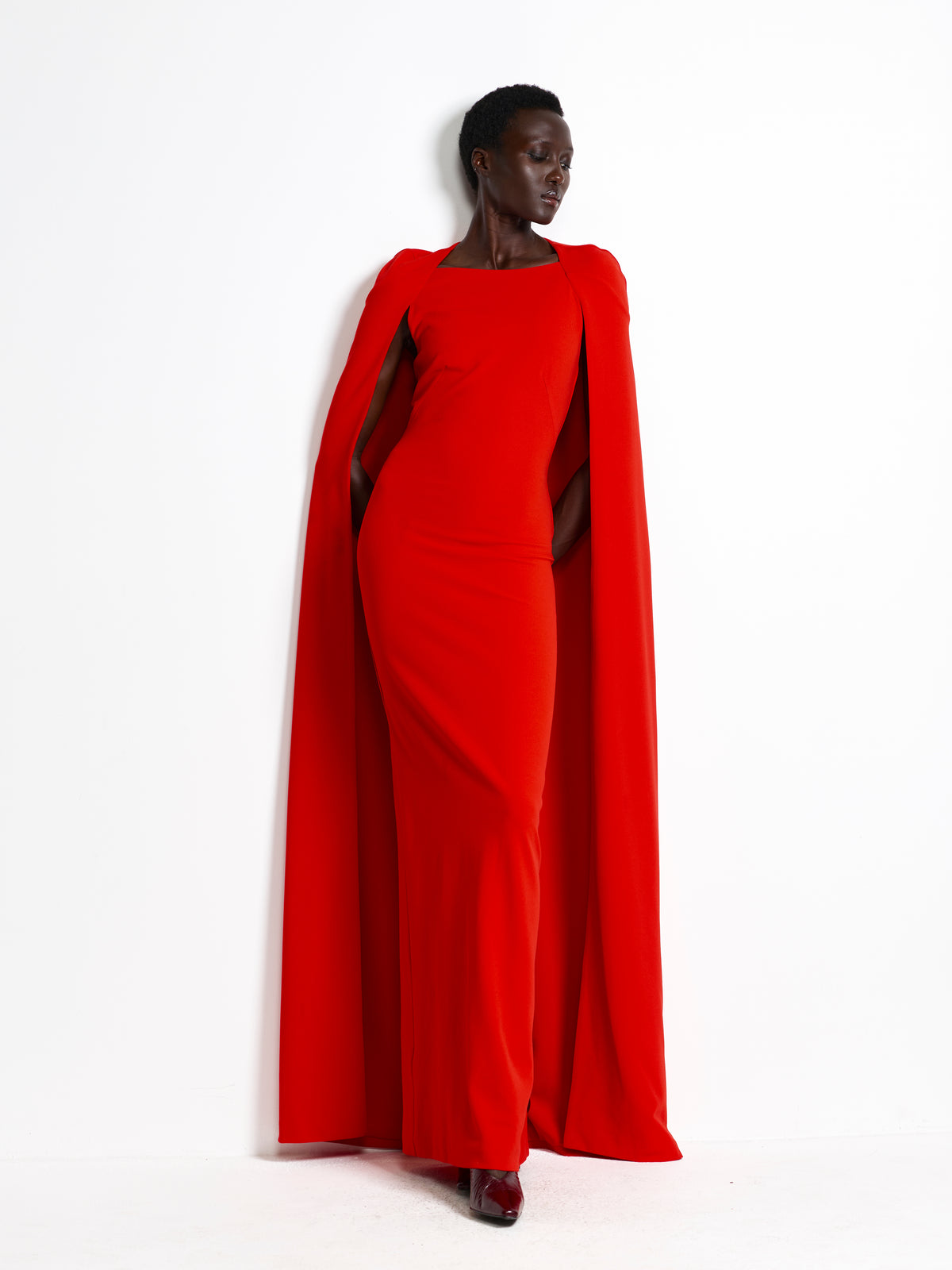 Grace Gown - Cherry Red