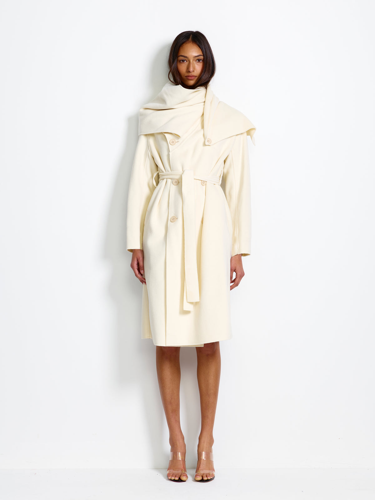 Elisabetta Coat - Ivory