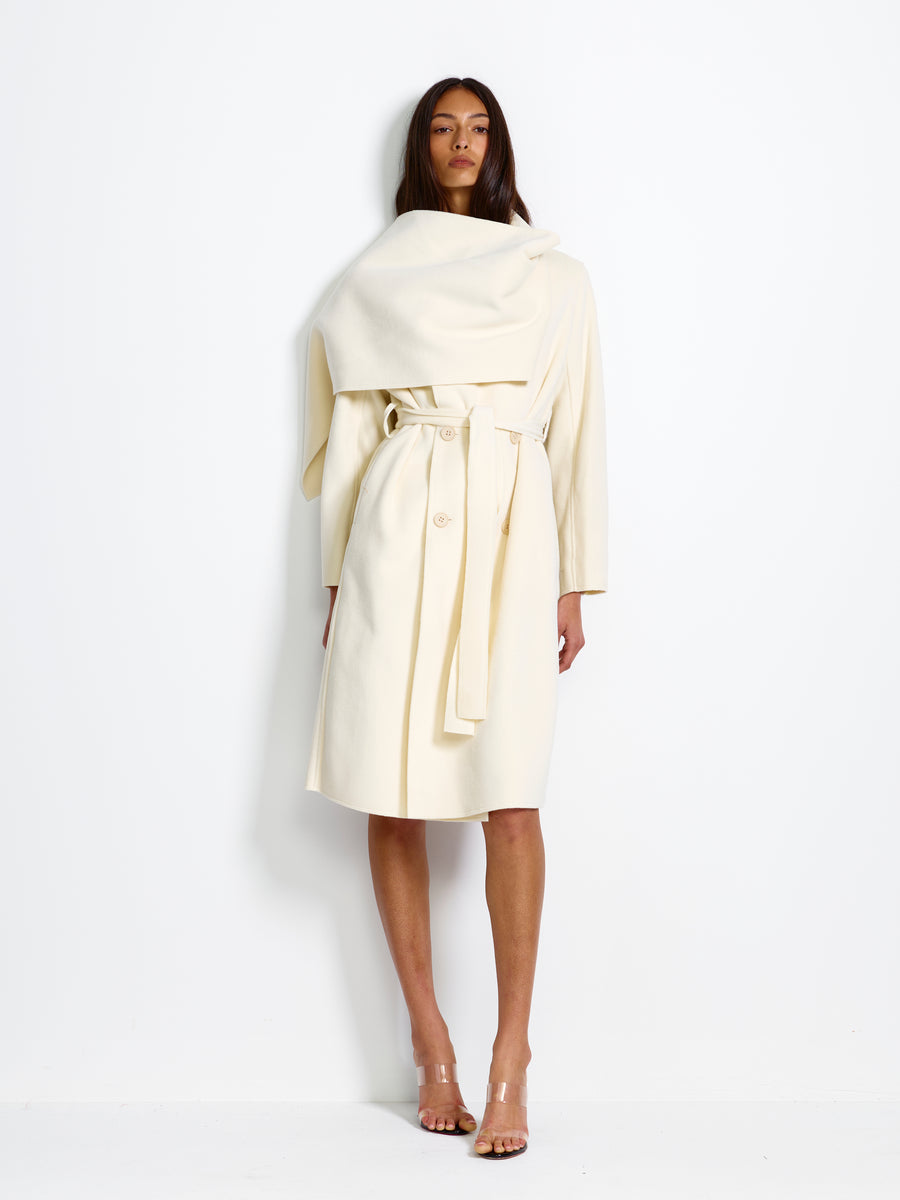 Elisabetta Coat - Ivory