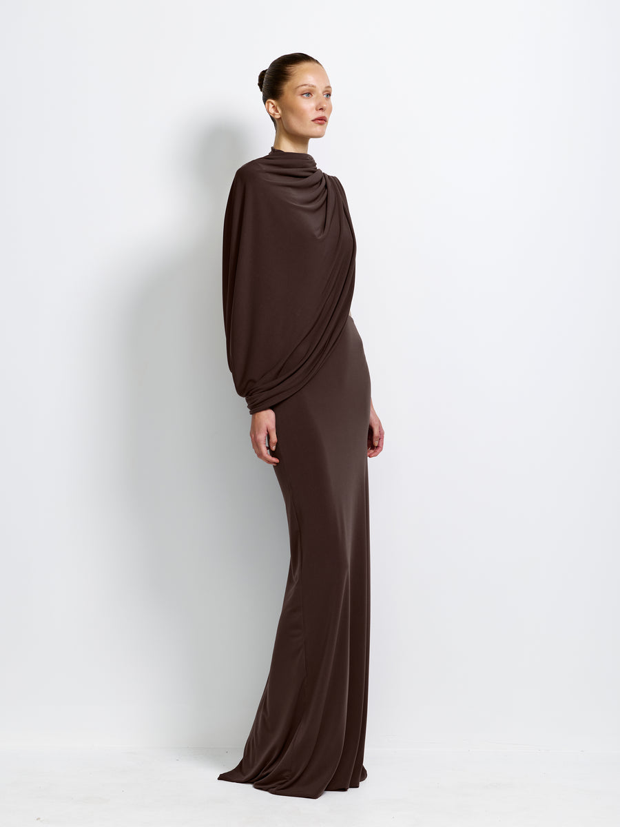 Aleksi Gown - Chocolate Plum