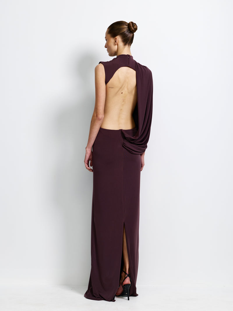 Aleksi Gown - Chocolate Plum