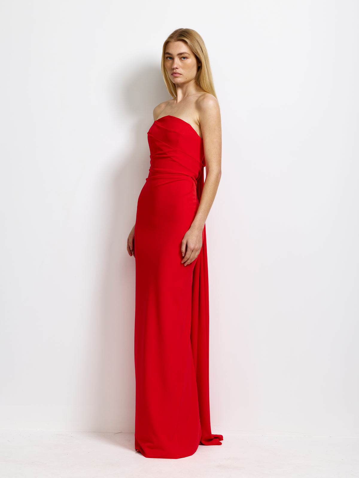Alva Gown - Cherry Red