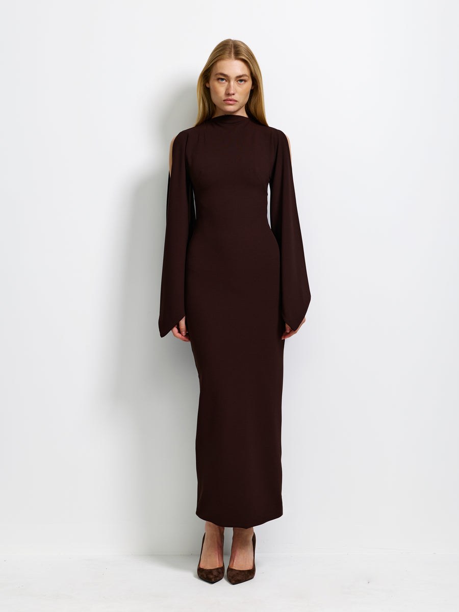 Ambrose Dress - Coffee