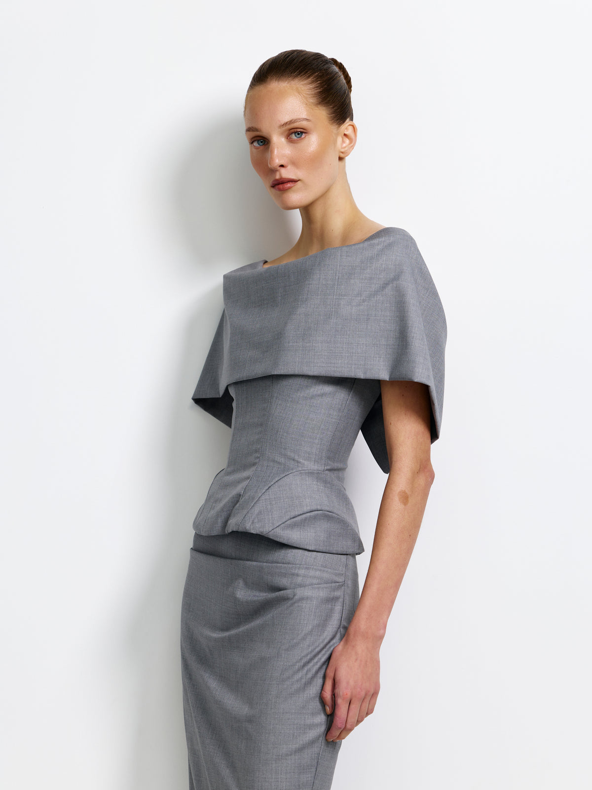 Eliza Bodice - Grey