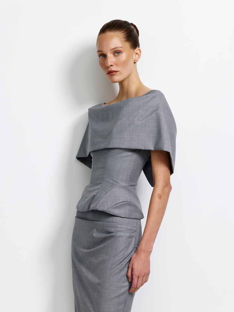 Eliza Bodice - Grey