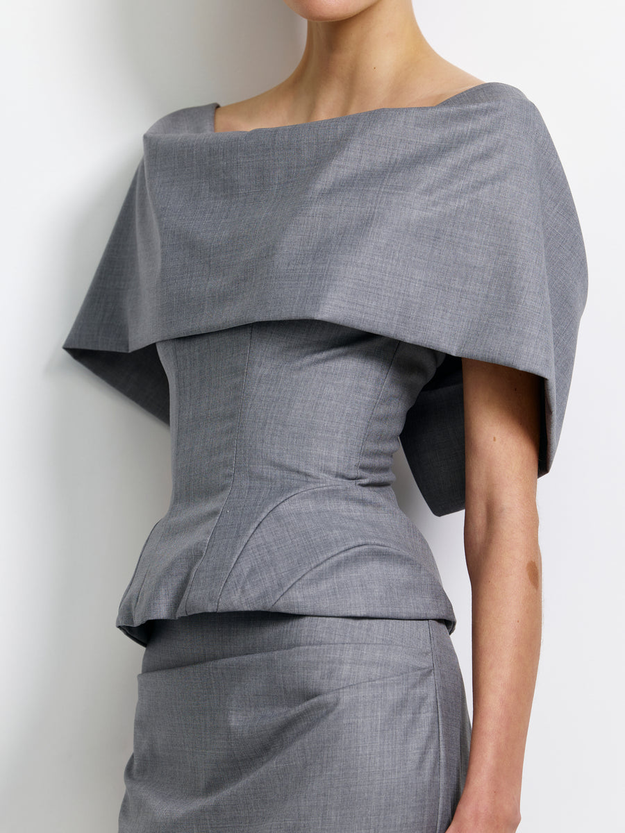 Eliza Bodice - Grey