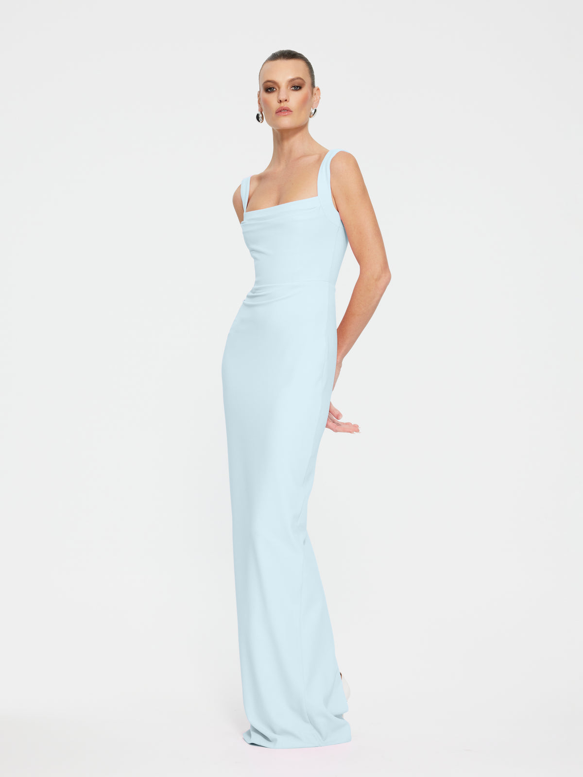 Marbella Gown in Ice Blue | Bridesmaids| Effie Kats Melbourne Marbella Gown in Ice Blue | Bridesmaids| Effie Kats Melbourne