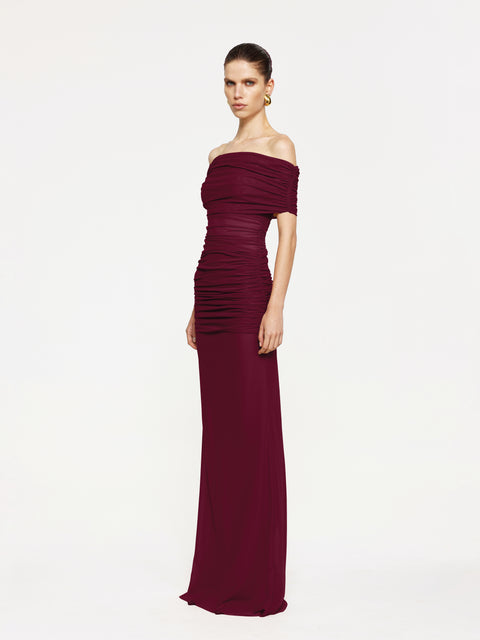 Windsor Gown - Burgundy