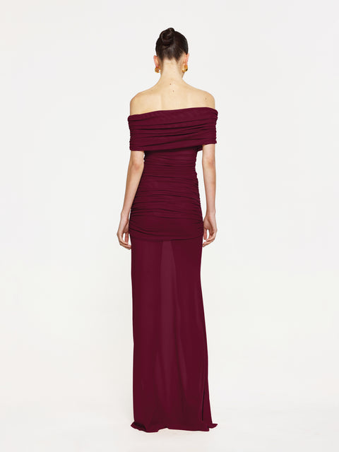Windsor Gown - Burgundy