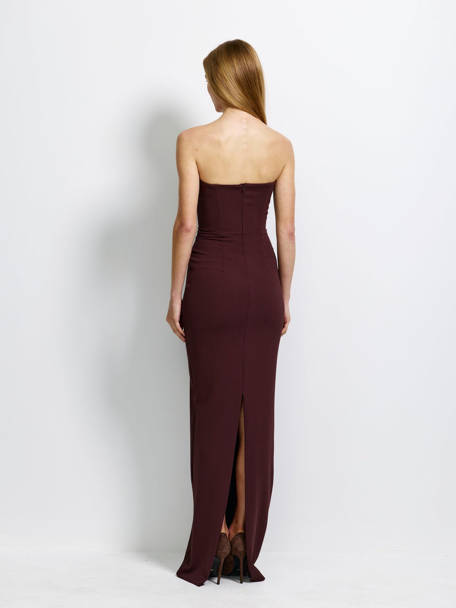 Addison Gown - Chocolate Plum - EFFIE KATS