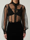 Airah Shirt - Black Mesh - EFFIE KATS