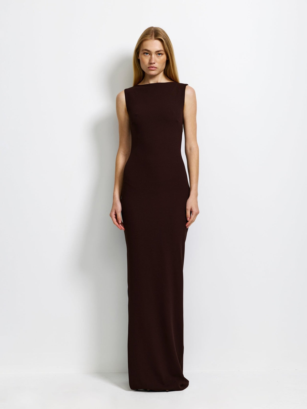 Aisha Gown - Coffee - EFFIE KATS