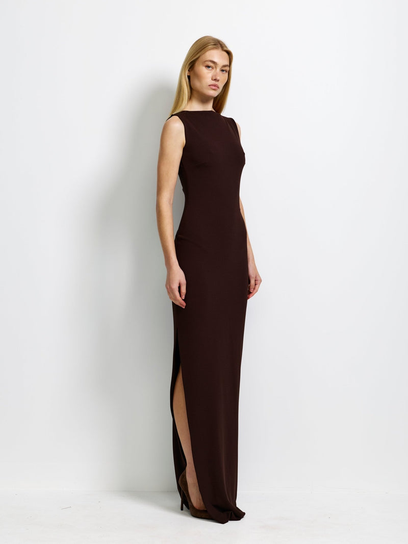 Aisha Gown - Coffee - EFFIE KATS