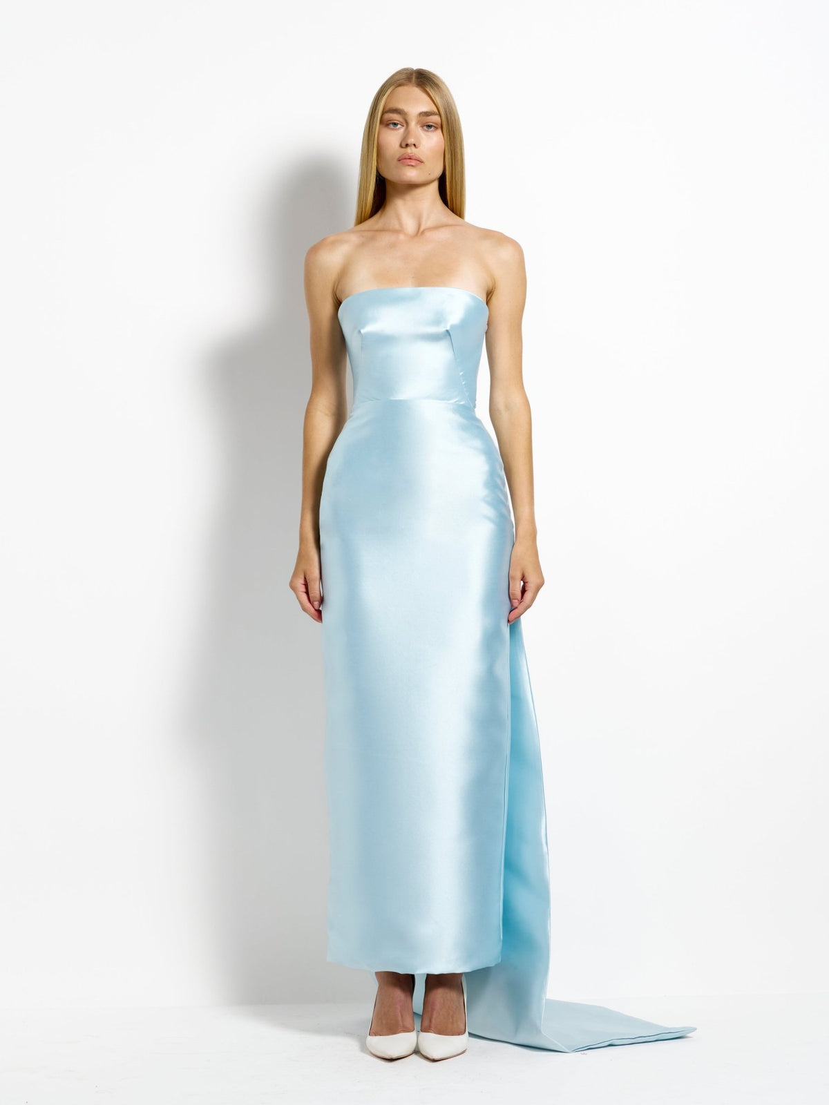 Alba Dress - Steel Blue - EFFIE KATS