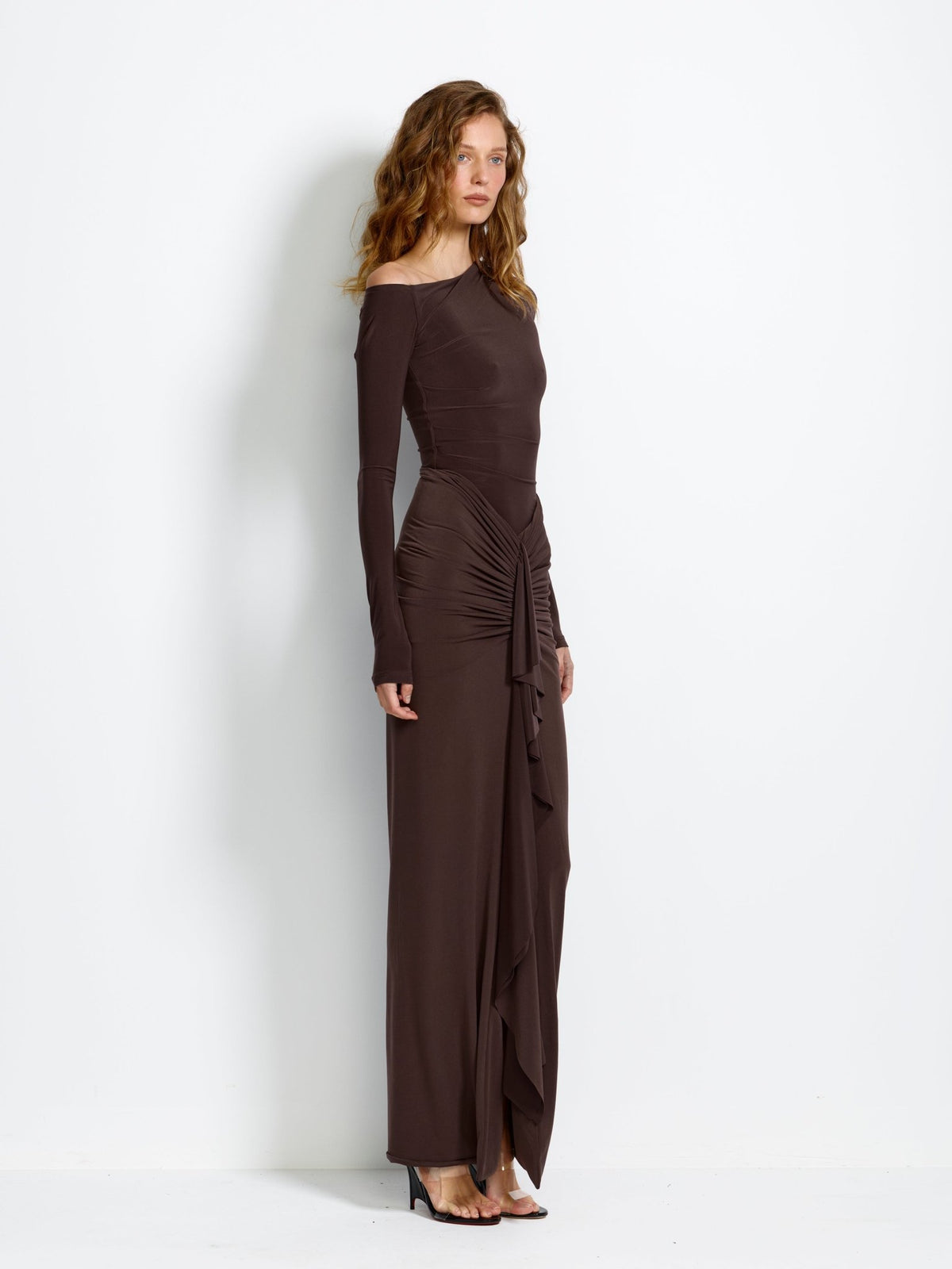 Albany Bodysuit - Chocolate Plum - EFFIE KATS