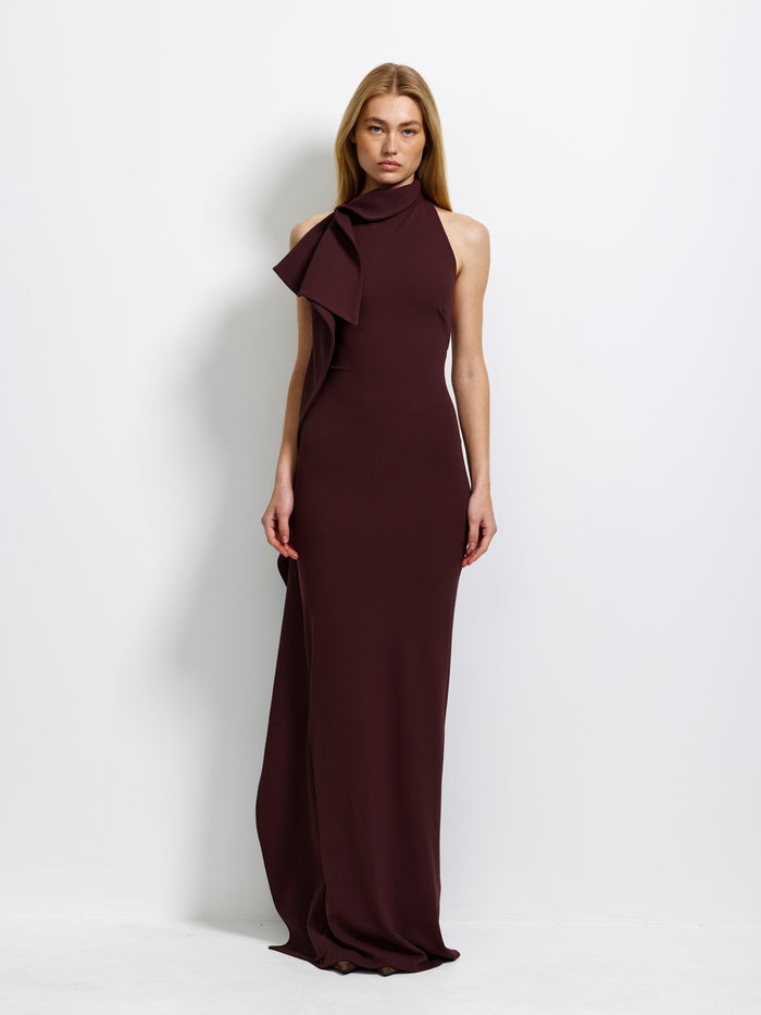 Alessia Gown - Chocolate Plum - EFFIE KATS