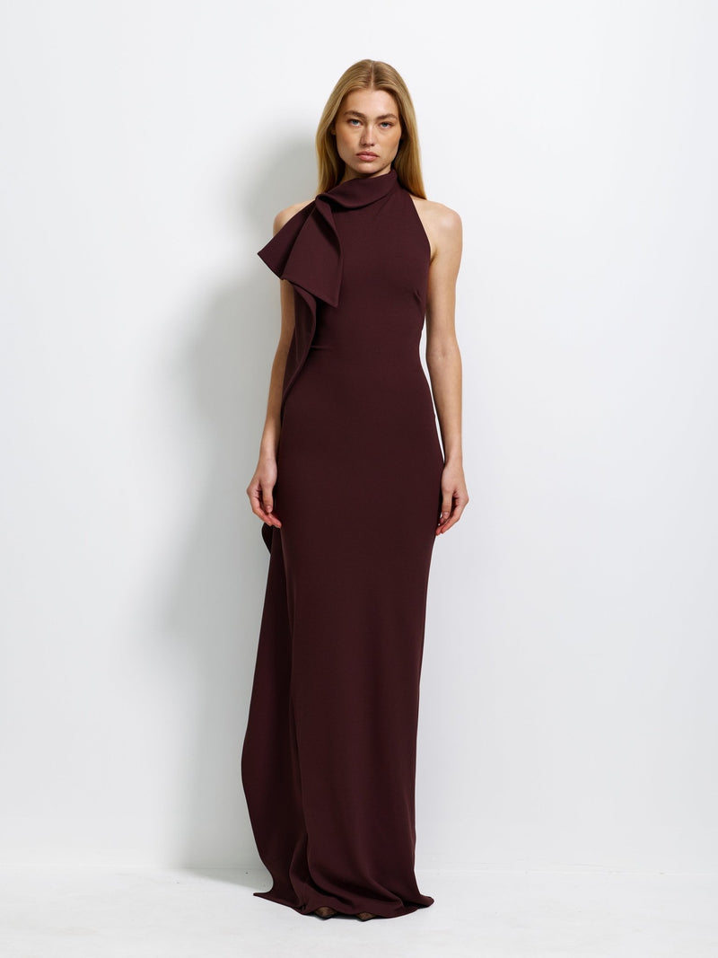 Alessia Gown - Chocolate Plum - EFFIE KATS