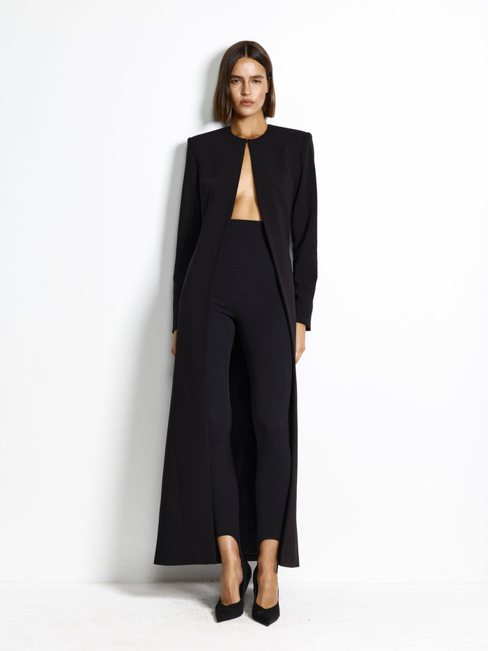 Alexandra Coat - Black - EFFIE KATS