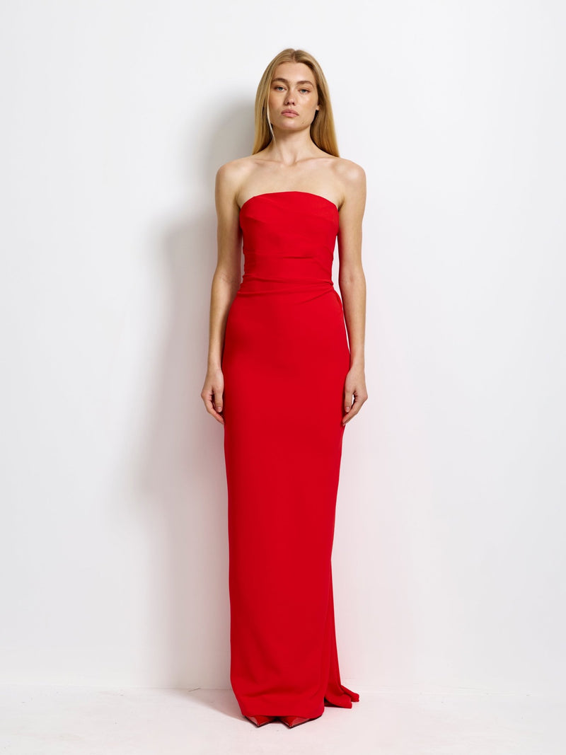 Alva Gown - Cherry Red - EFFIE KATS