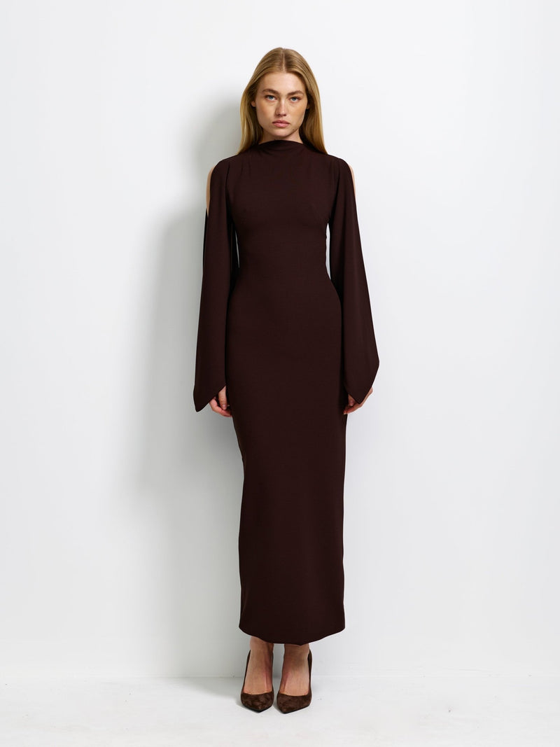 Ambrose Dress - Coffee - EFFIE KATS