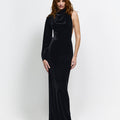 Amore Gown - Black Velvet - EFFIE KATS