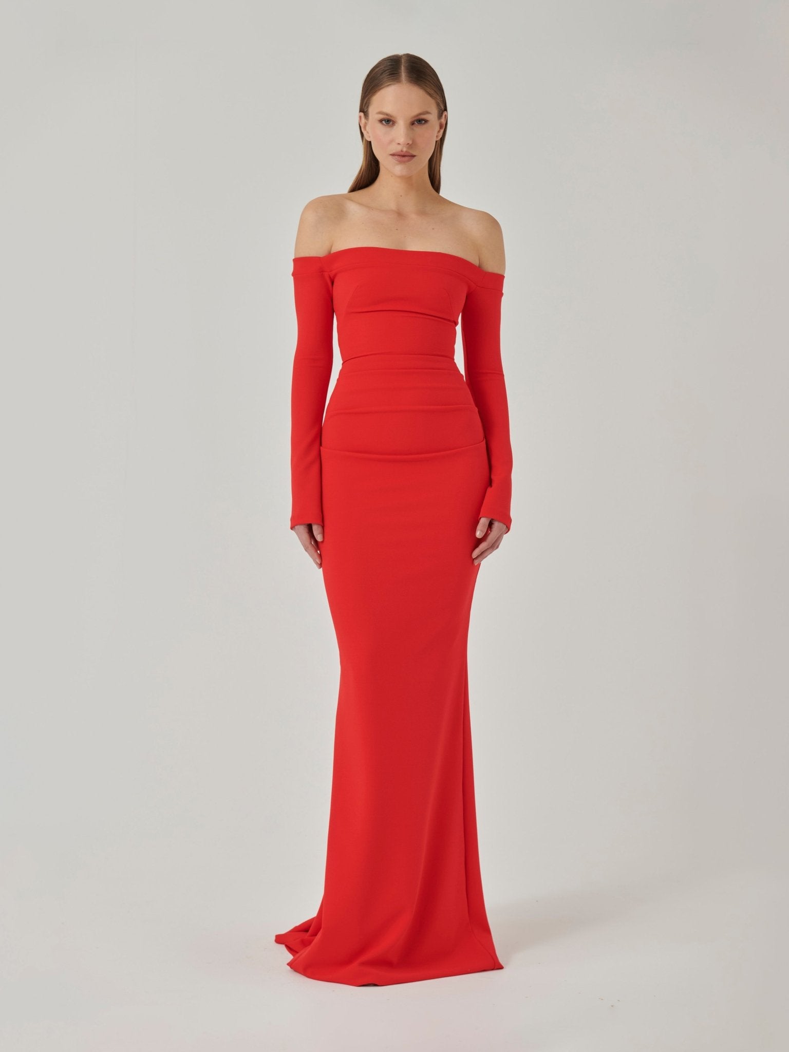 Anita Gown - Cherry Red