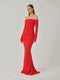 Anita Gown - Cherry Red - EFFIE KATS