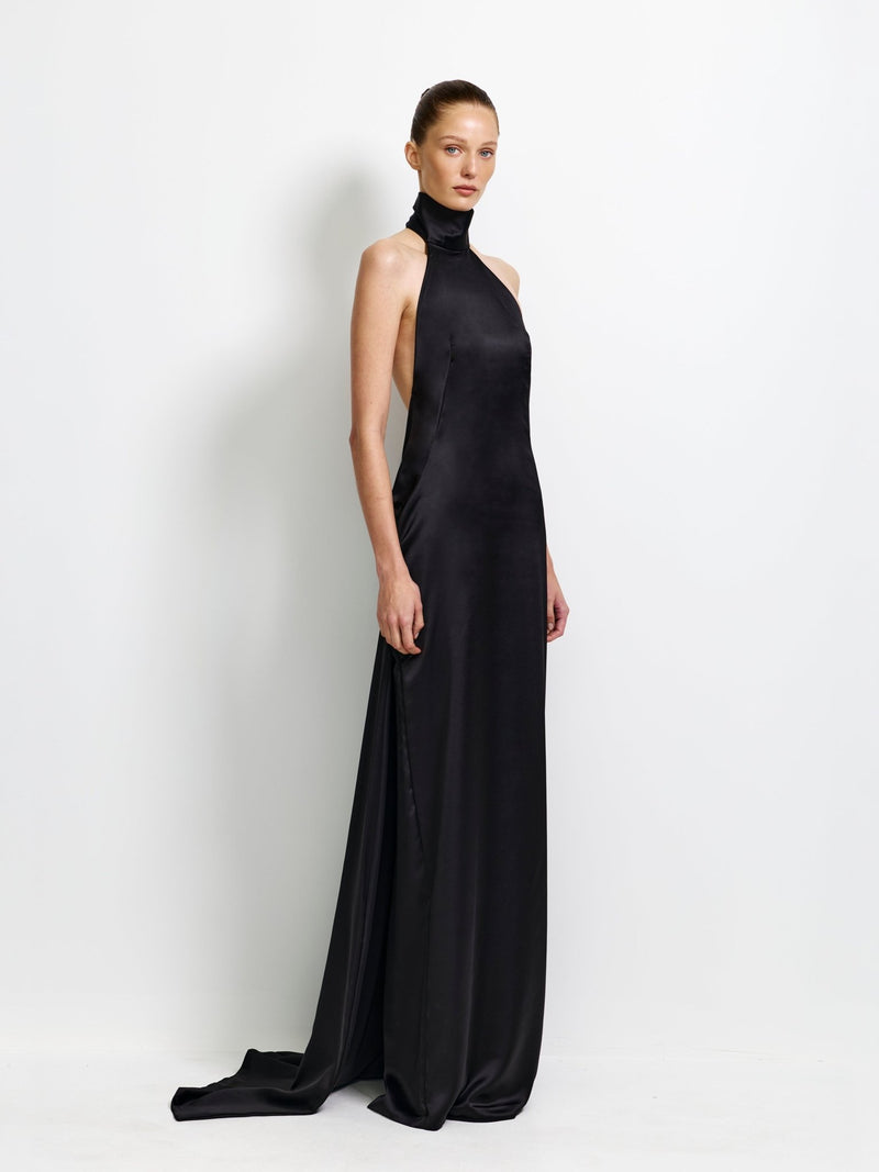 Antonia Gown - Black - EFFIE KATS