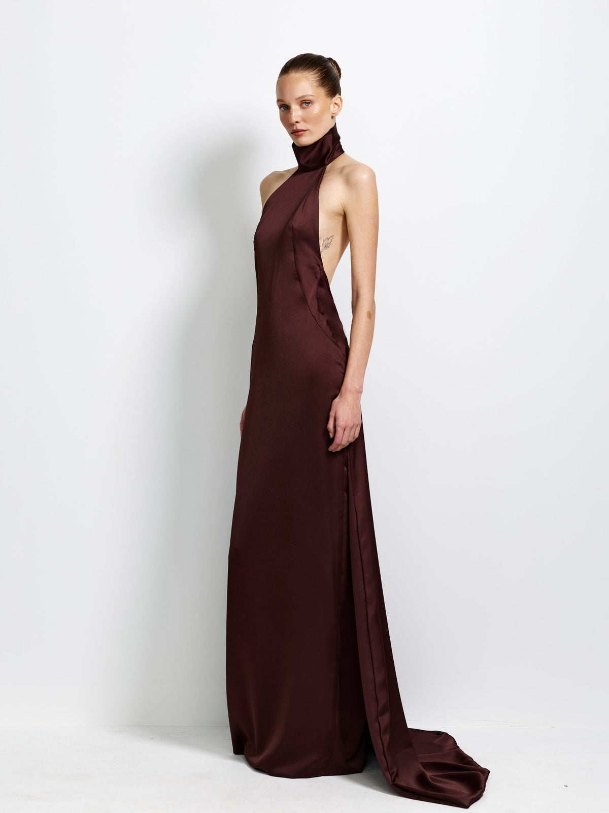 Antonia Gown - Chocolate Plum - EFFIE KATS