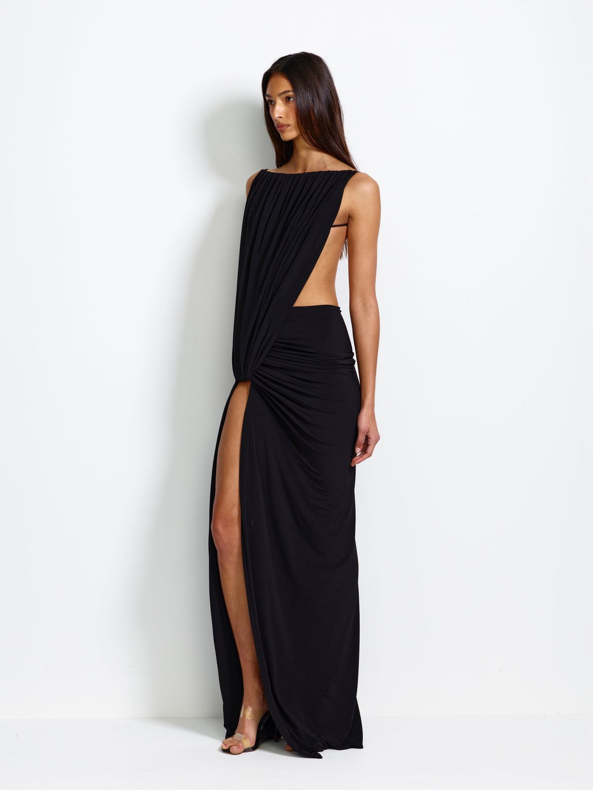 Aphrodite Gown - Black - EFFIE KATS