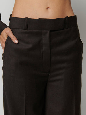 ASHA PANT - CHOCOLATE - EFFIE KATS